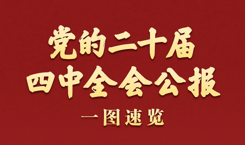 党的二十届四中全会公报一图速览